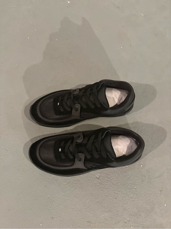 Chanel Men\'s Black Low-Top Sneakers Mens Size 11 (TRUE TO SIZE) main image 3